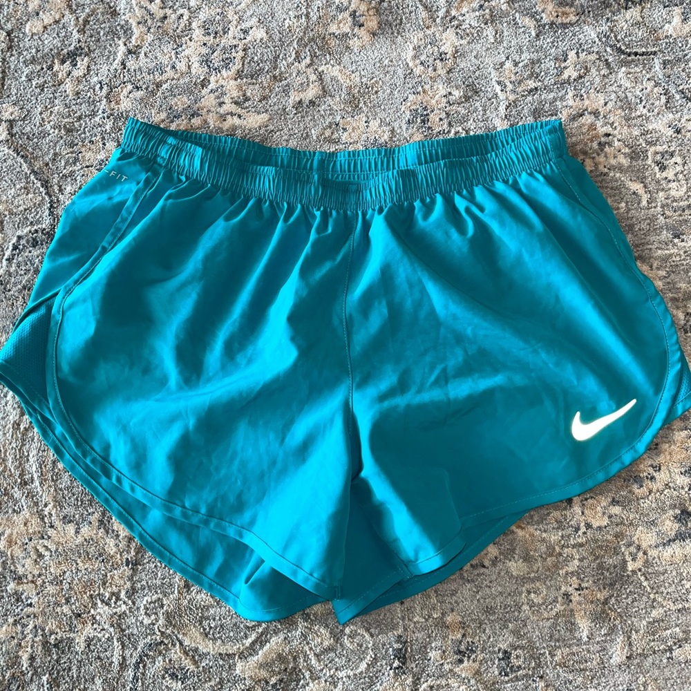 Teal Nike Dri-Fit Running Shorts